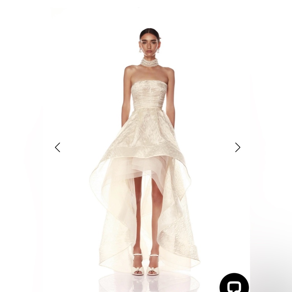 Bronx and Banco Tiara Strapless Gown